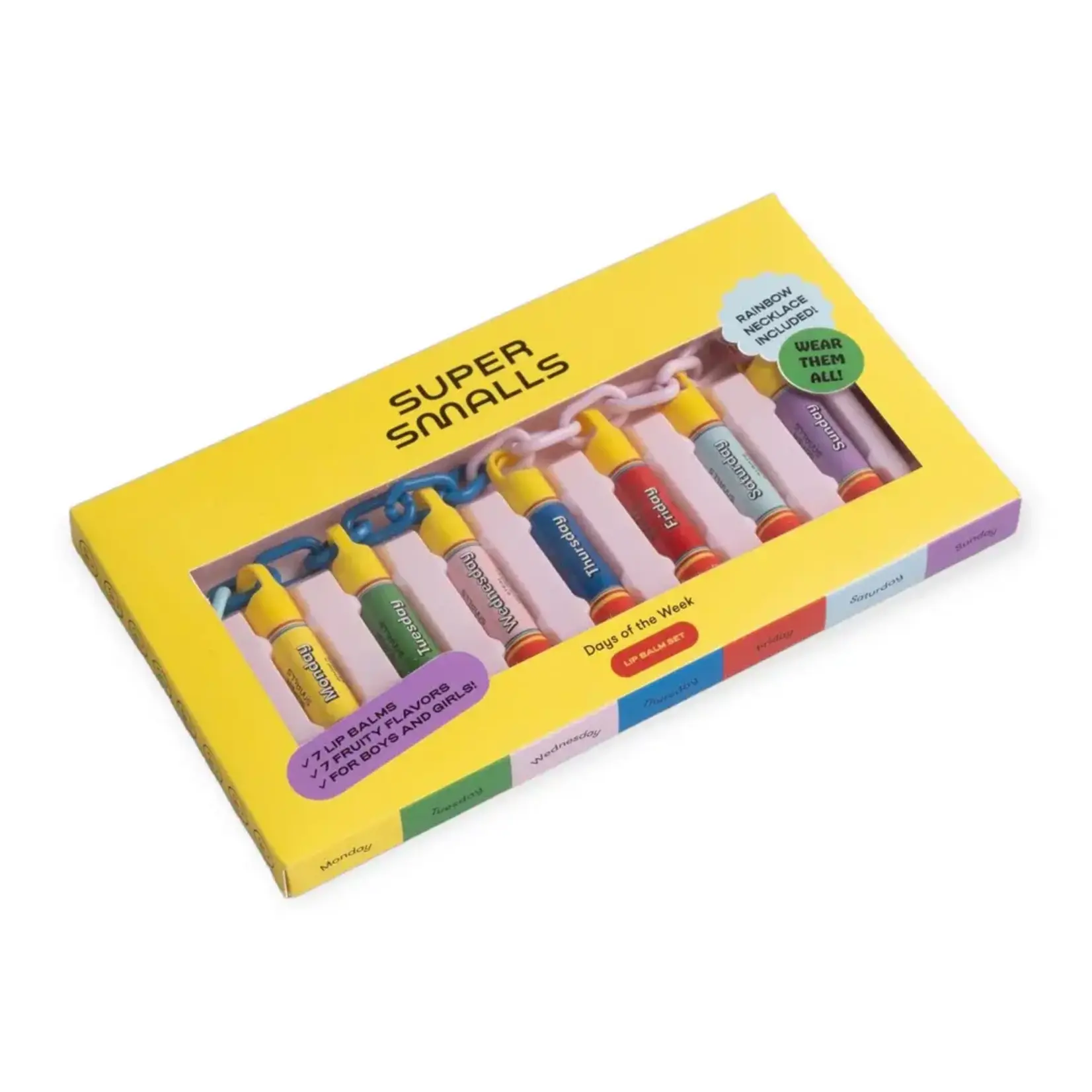 Super Smalls Super Smalls Days Of The Week Lip Balm Necklace