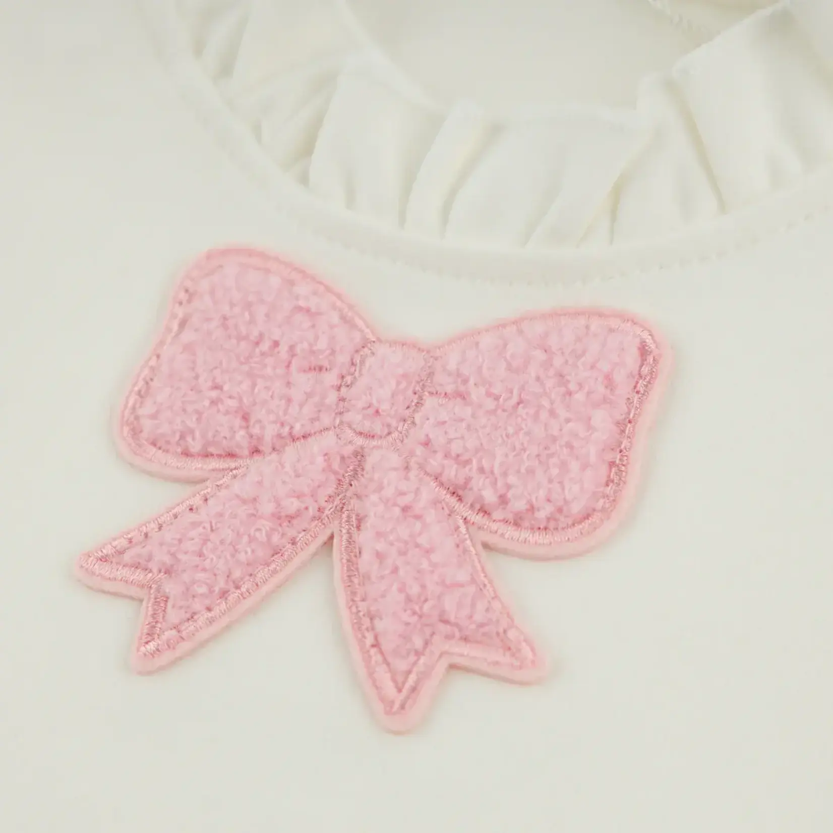 Oh Baby! Oh Baby Oyster Rebekah Tank With Chenille Bow Patch
