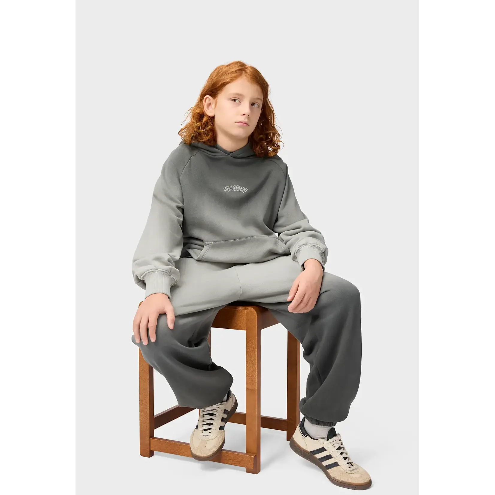 Molo Molo Storm Grey Dip Dye Mic Hoodies