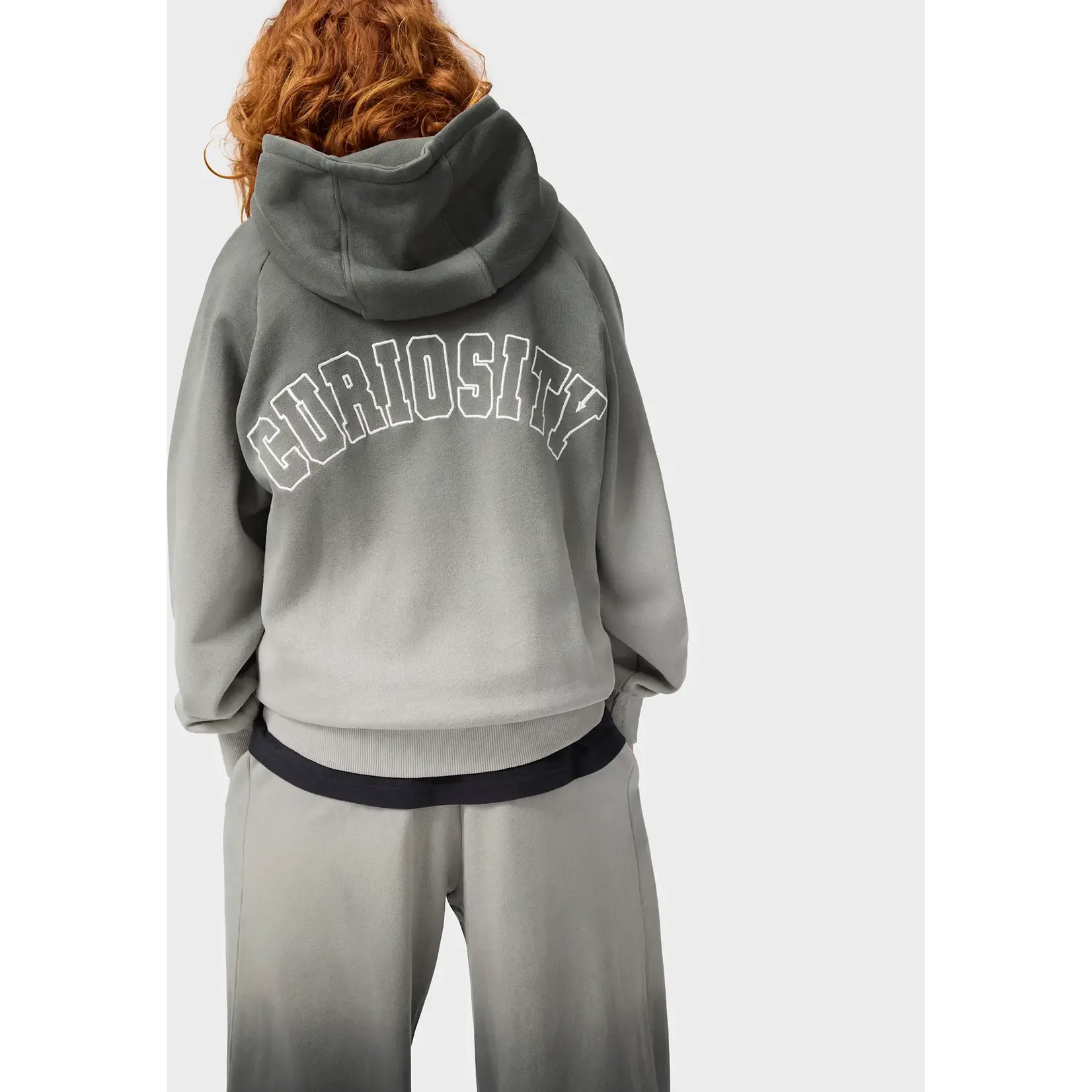 Molo Molo Storm Grey Dip Dye Mic Hoodies