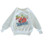 Rowdy Sprout Rowdy Sprout Marshmallow Tom Petty & The Heartbreakers Vintage Logo Raglan Sweatshirt