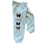 Rowdy Sprout Rowdy Sprout Bone White Imagine Dragons Loom Butterfly Sweatpants