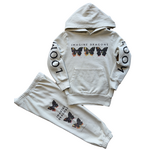 Rowdy Sprout Rowdy Sprout Bone White Imagine Dragons Loom Butterfly Hoody