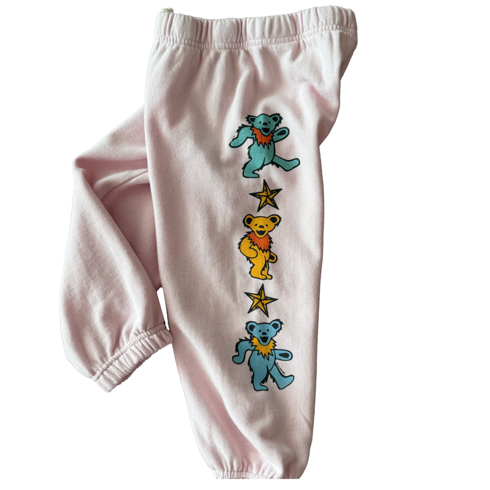 Rowdy Sprout Rowdy Sprout Preppy Pink Grateful Dead Cosmic Bears Sweatpants