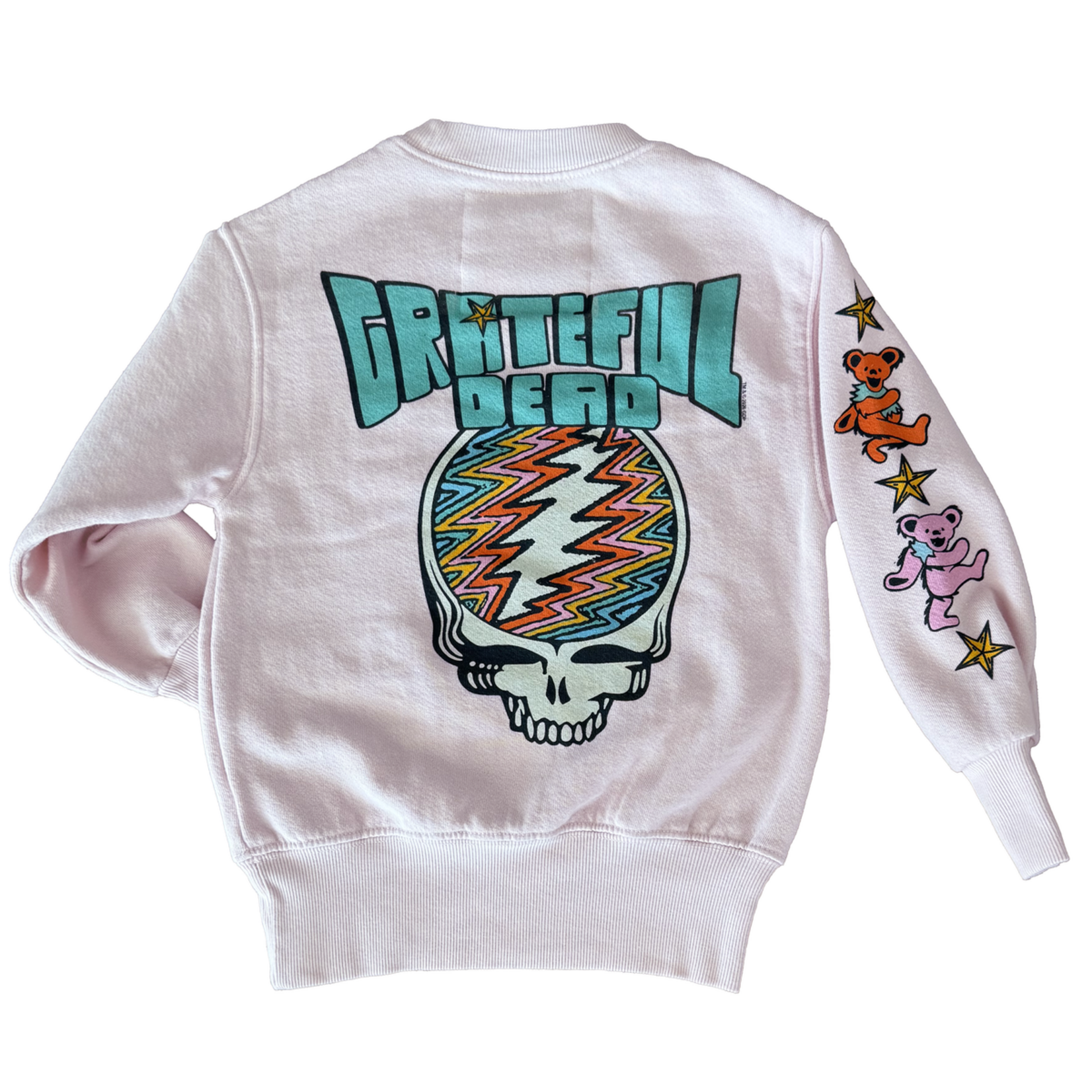 Rowdy Sprout Rowdy Sprout Preppy Pink Grateful Dead Cosmic Stealie And Bears Crew