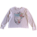 Rowdy Sprout Rowdy Sprout Preppy Pink Grateful Dead Midnight Stealie Bloom Slouchy Tee