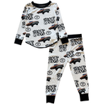 Rowdy Sprout Rowdy Sprout Pattern/Black Snoop Dog Cruiser Pajama Set