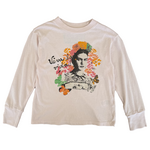 Rowdy Sprout Rowdy Sprout Preppy Pink Frida Viva Pink L/S Tee