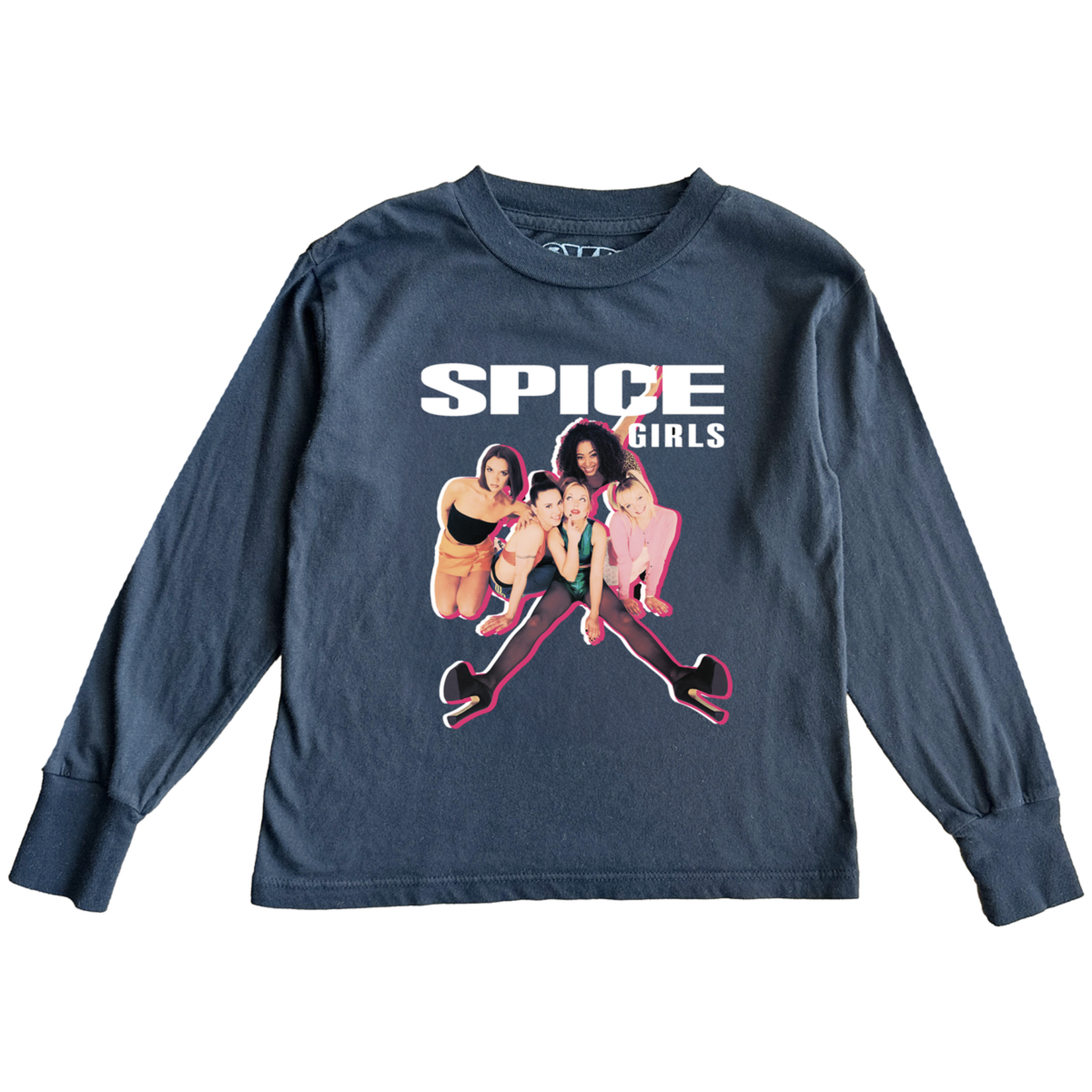 Rowdy Sprout Rowdy Sprout Vintage Black Spice Girls Heels L/S Tee