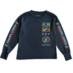 Rowdy Sprout Rowdy Sprout Vinatage Black Rolling Stones Racing Steel Wheels L/S Tee