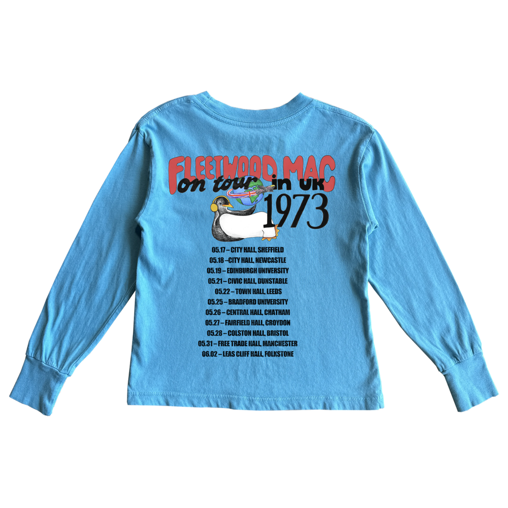 Rowdy Sprout Rowdy Sprout Bluest Skies Fleetwood Mac Penguin 1973 L/S Tee