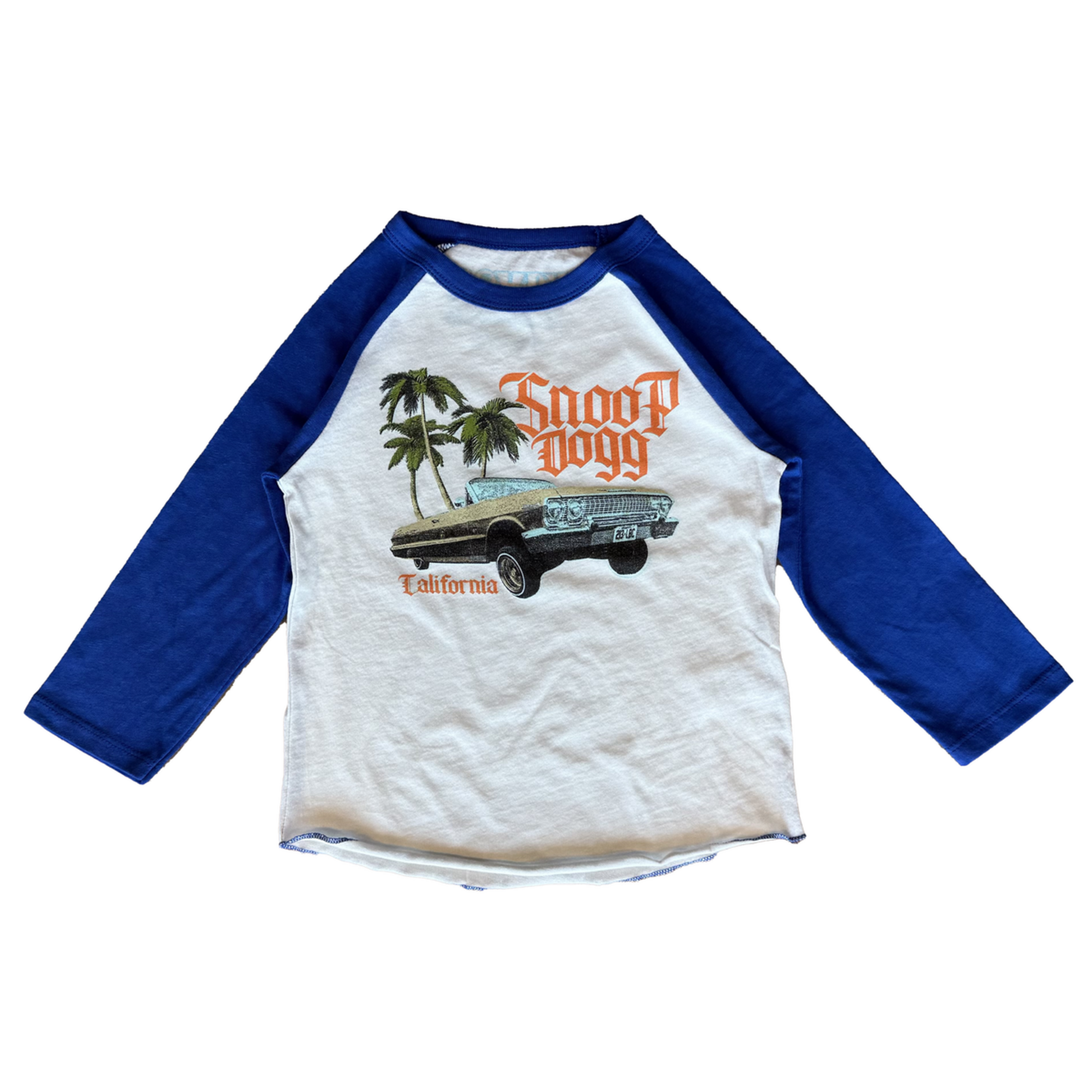 Rowdy Sprout Rowdy Sprout Vintage White/Blue Snoop Dogg Cruiser L/S Tee