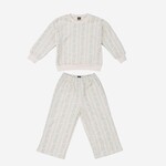 Petite Hailey Petite Hailey Peach Ivory Miller Soft Sweatshirts Set