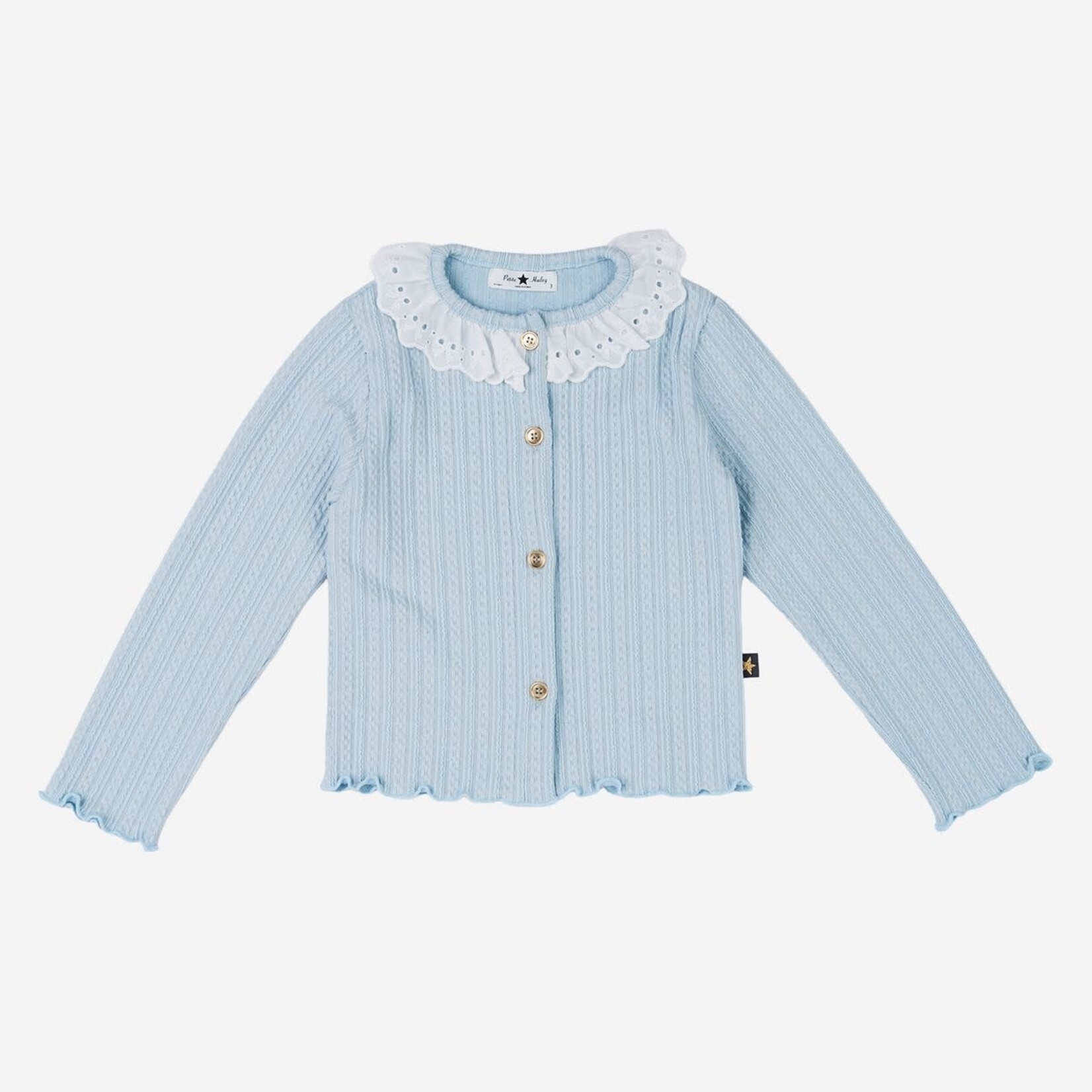 Petite Hailey Petite Hailey Sky Blue Elowen Cardigan Set