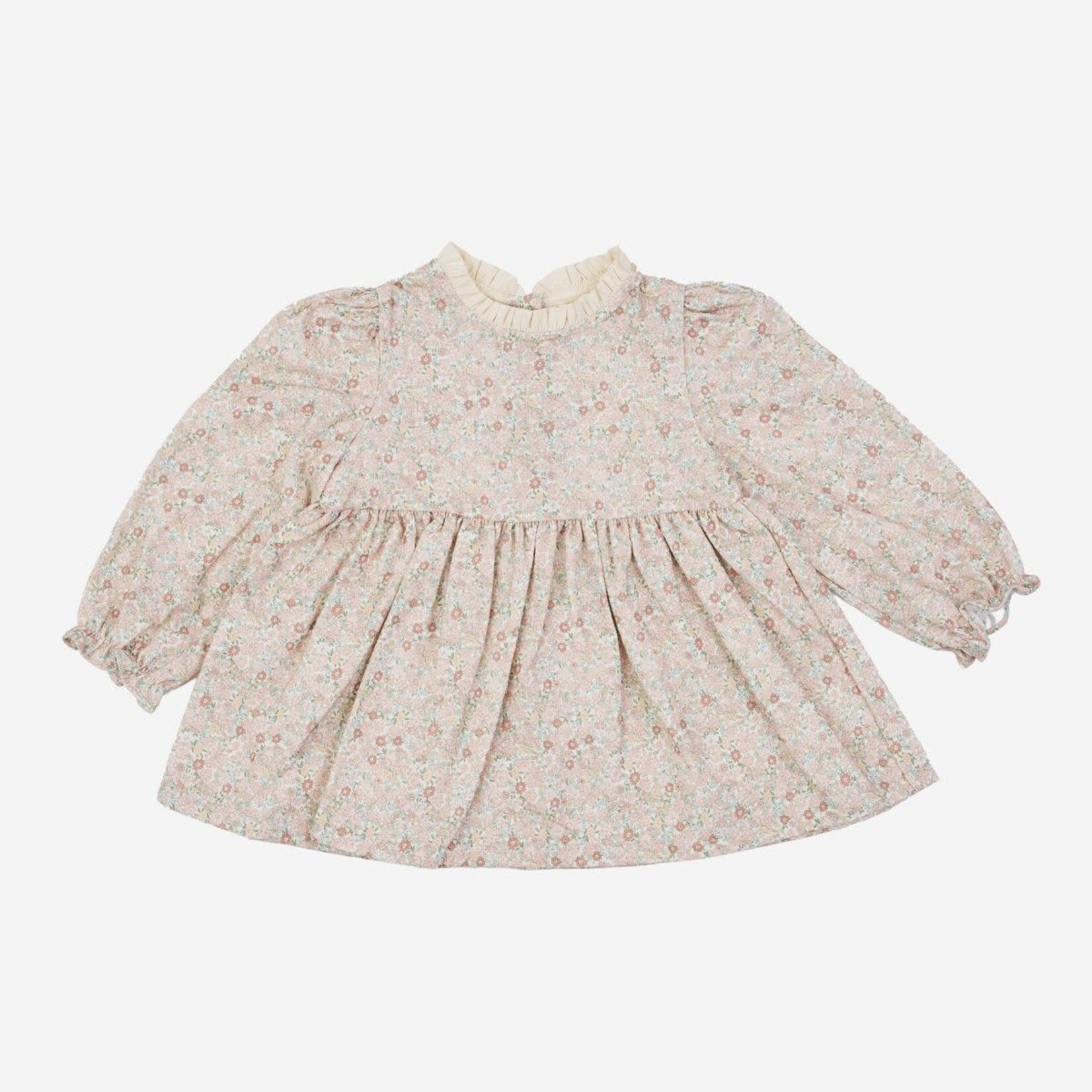 Petite Hailey Petite Hailey Cream Amelia Frill Blouse And Amelia Lace Pocket Pants Set