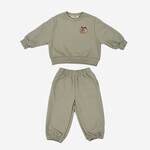 Petite Hailey Petite Hailey Khaki Tiger Sweatshirt Set