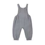 Quincy Mae Quincy Mae Cloud Zion Shirt And Slate Baby Overall Set