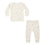 Quincy Mae Quincy Mae Natural Celestial Ribbed Tee & Legging Set