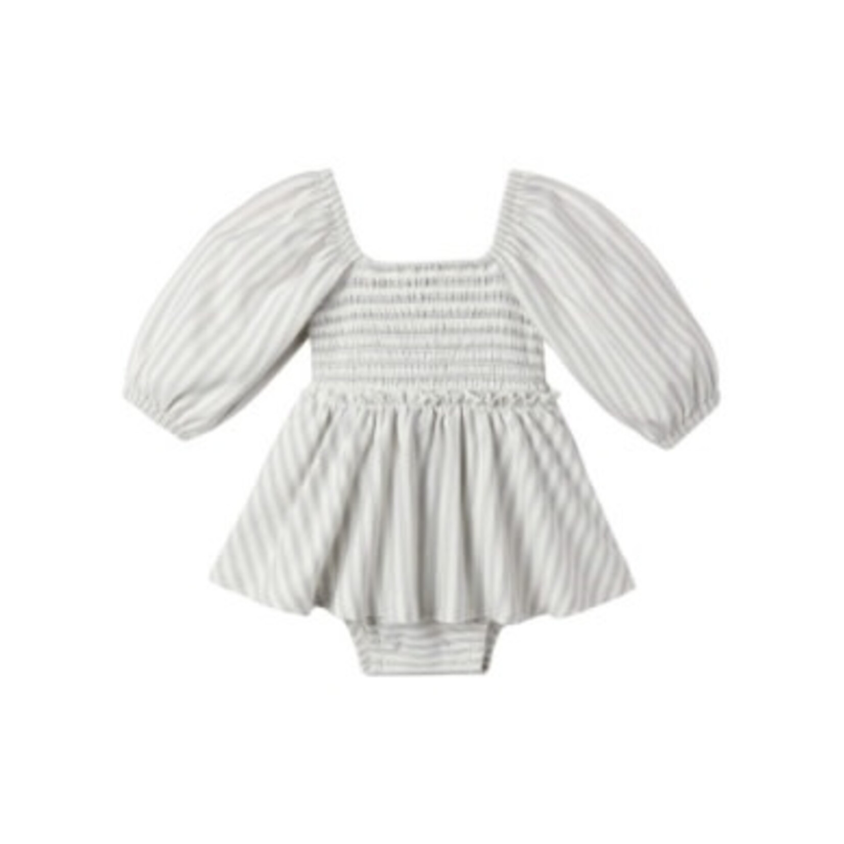 Quincy Mae Quincy Mae Cloud Stripe Lainey Romper