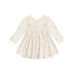 Quincy Mae Quincy Mae Natural Celestial Ribbed L/S Dress