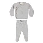 Quincy Mae Quincy Mae Cloud Knit Wrap Top & Pant Set