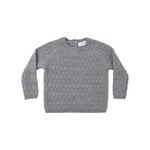 Quincy Mae Quincy Mae Heathered Slate Knit Sweater & Pant Set
