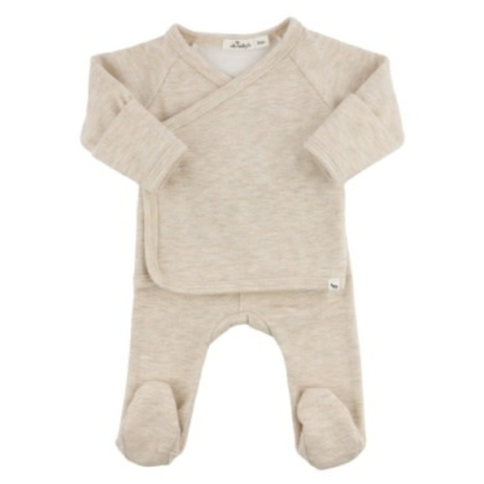 Oh Baby! Oh Baby Sand Honeycomb Kimono Set