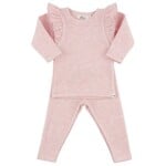 Oh Baby! Oh Baby Pale Pink Honeycomb Millie 2pc Set