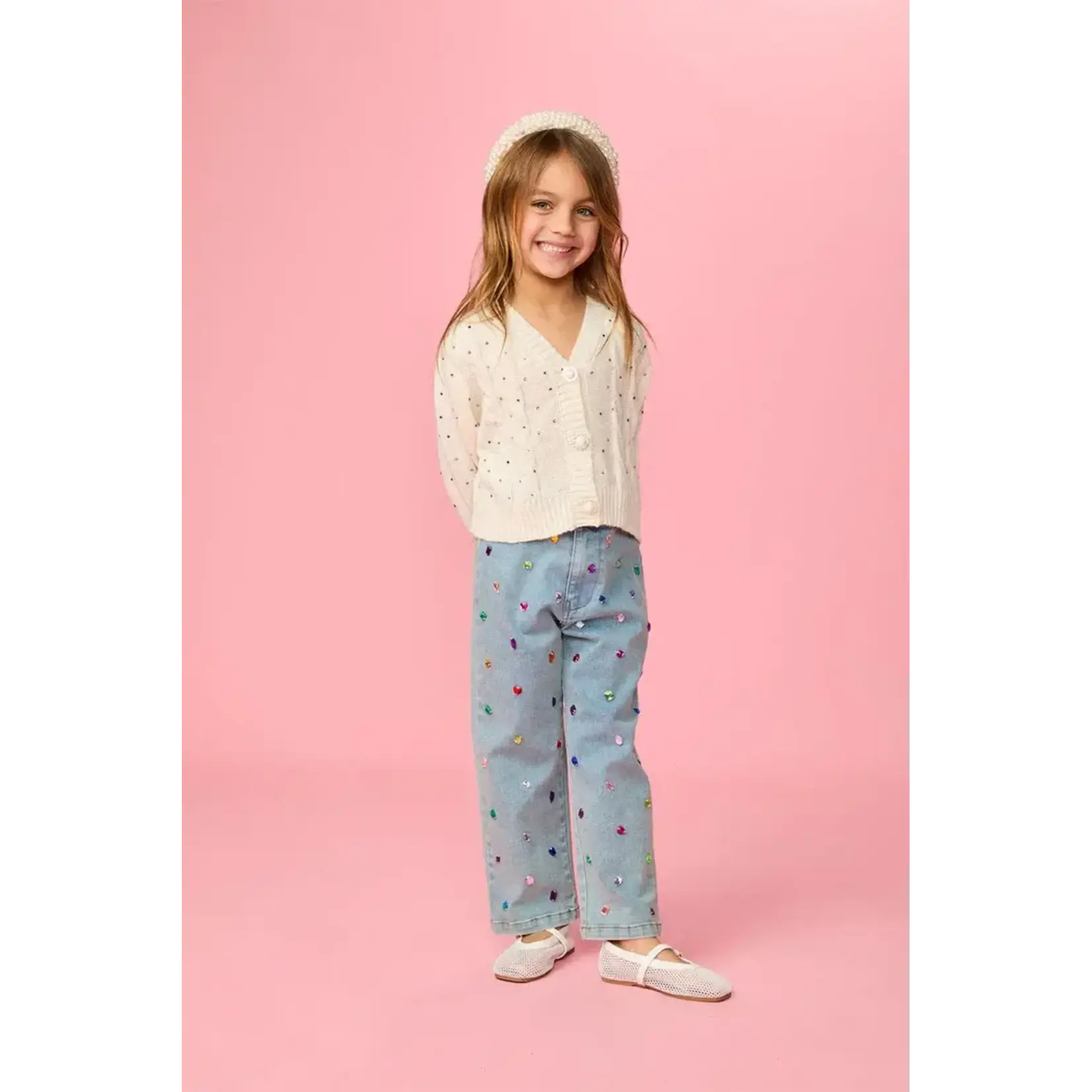 Mini Dreamer Mini Dreamers Blue Piper Gemstone Jeans