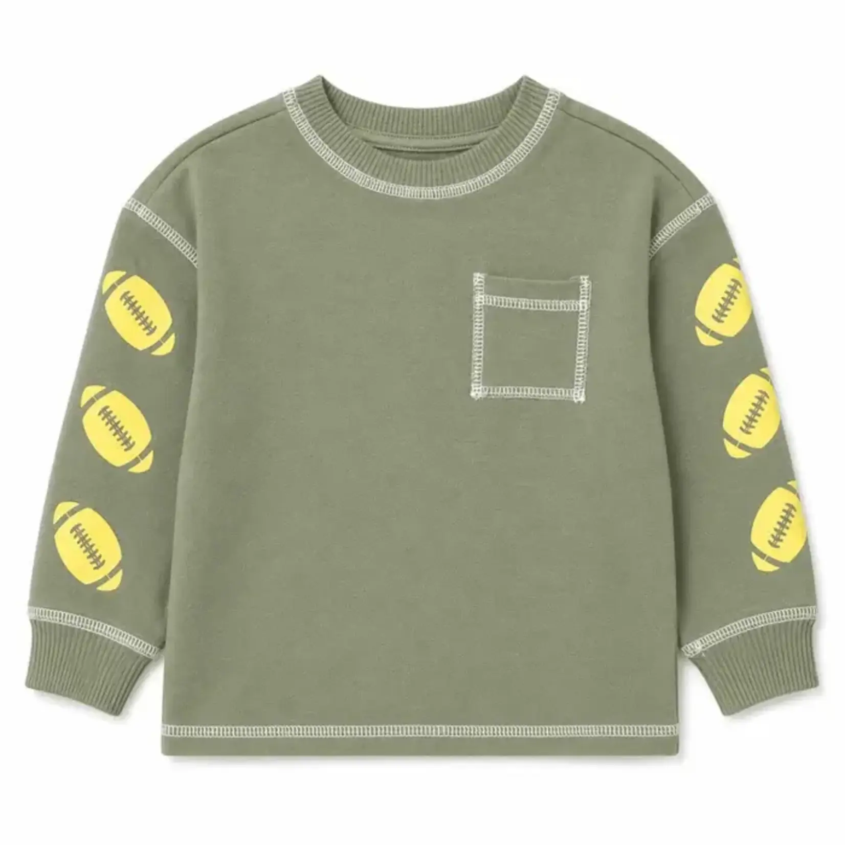Chaser Chaser Leafy Green Touchdown Top