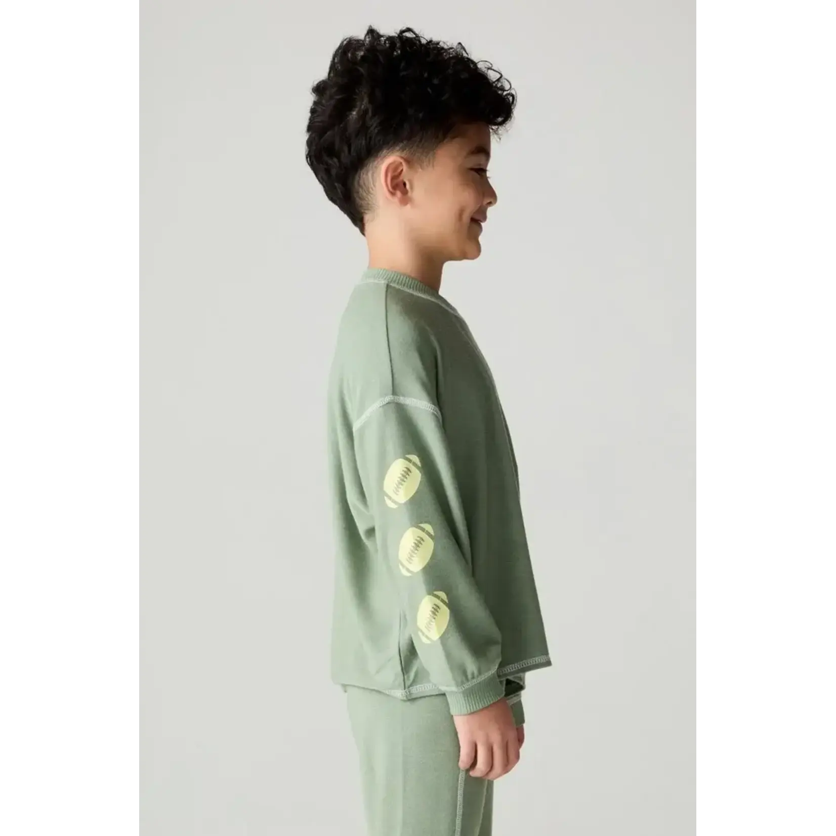 Chaser Chaser Leafy Green Touchdown Top
