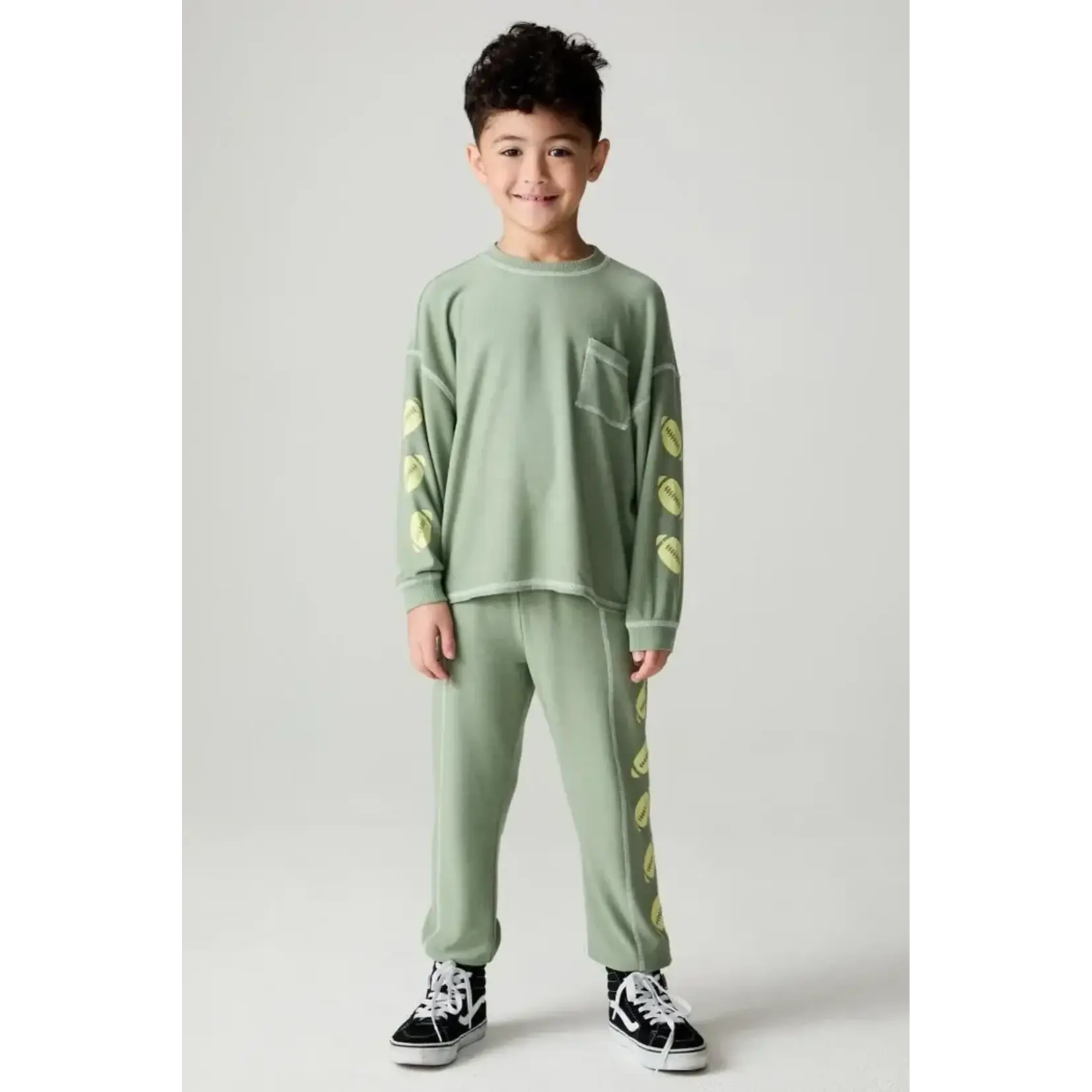 Chaser Chaser Leafy Green Touchdown Pants