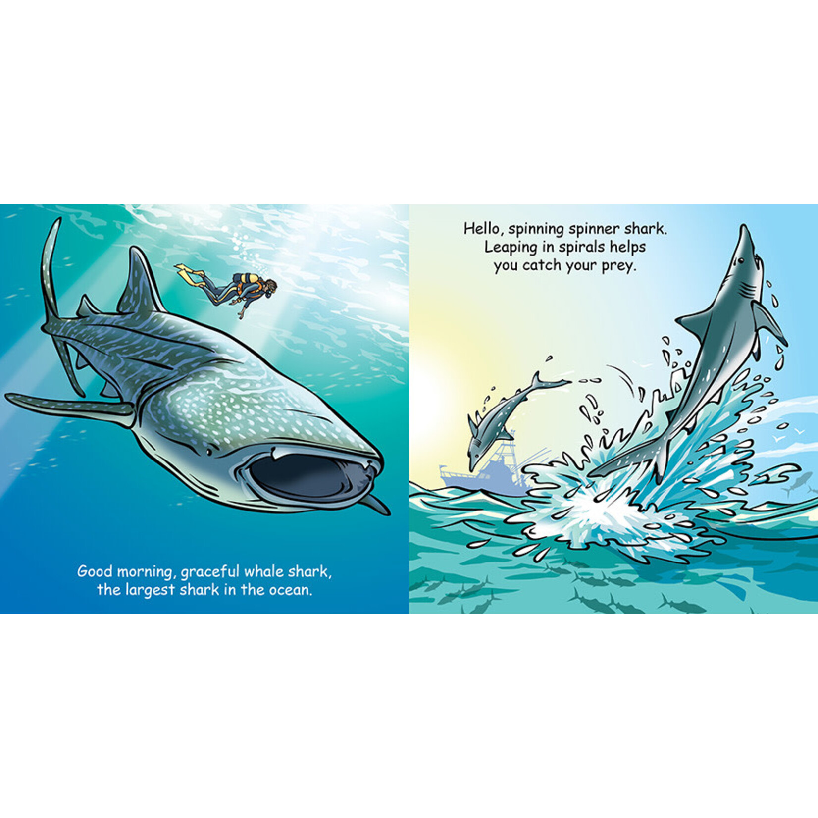 Penguin Books Goodnight Sharks Book