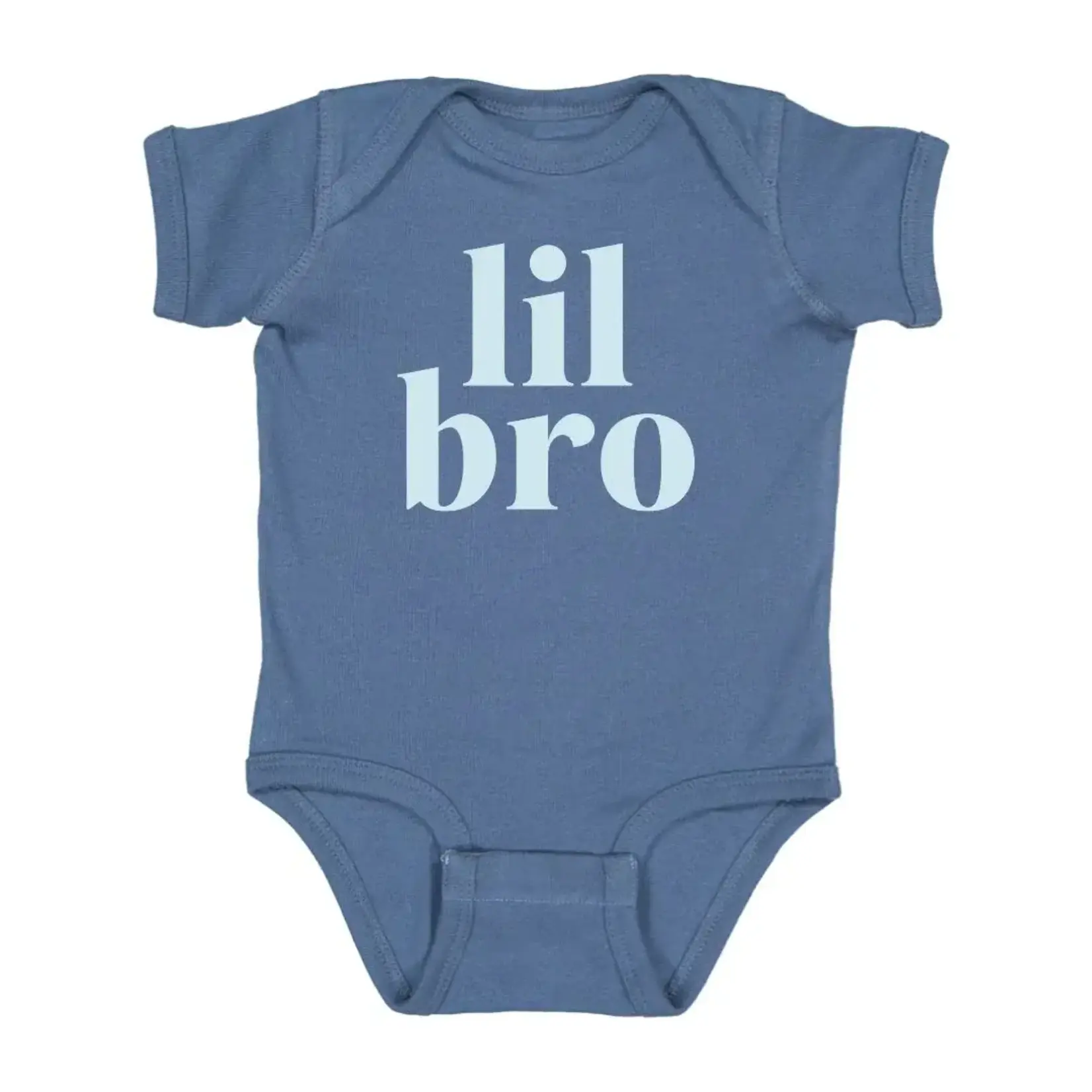 Sweet Wink Sweet Wink Indigo Lil Bro S/S Bodysuit