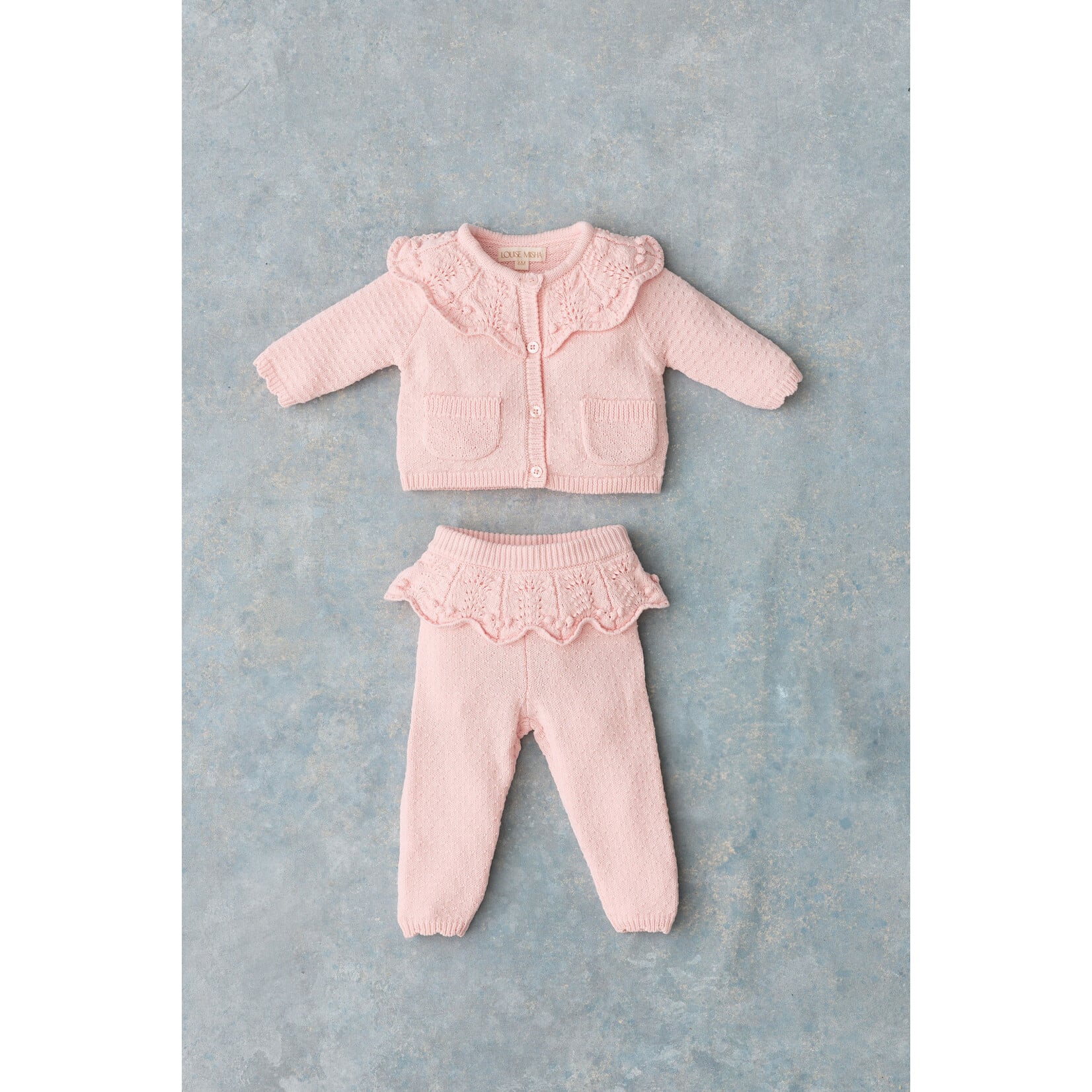 Louise Misha Louise Misha Blush Williane Top And Bottom Set