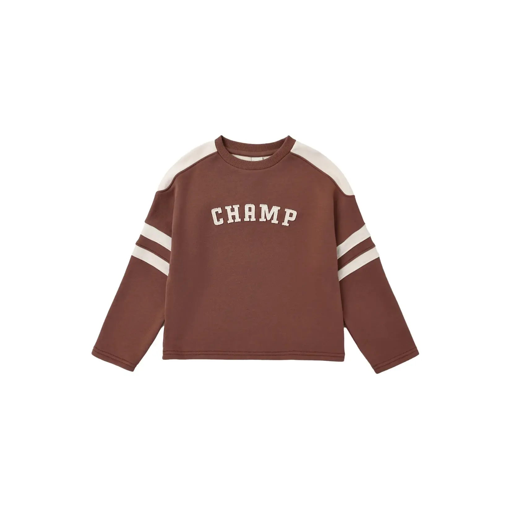 Rylee + Cru Rylee + Cru Mulberry Hockey Champ Sweatshirt & Paneled Pant Set