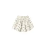Rylee + Cru Rylee + Cru Natural Cecile Blouse & Vintage Fleur Smocked V Mini Skirt Set
