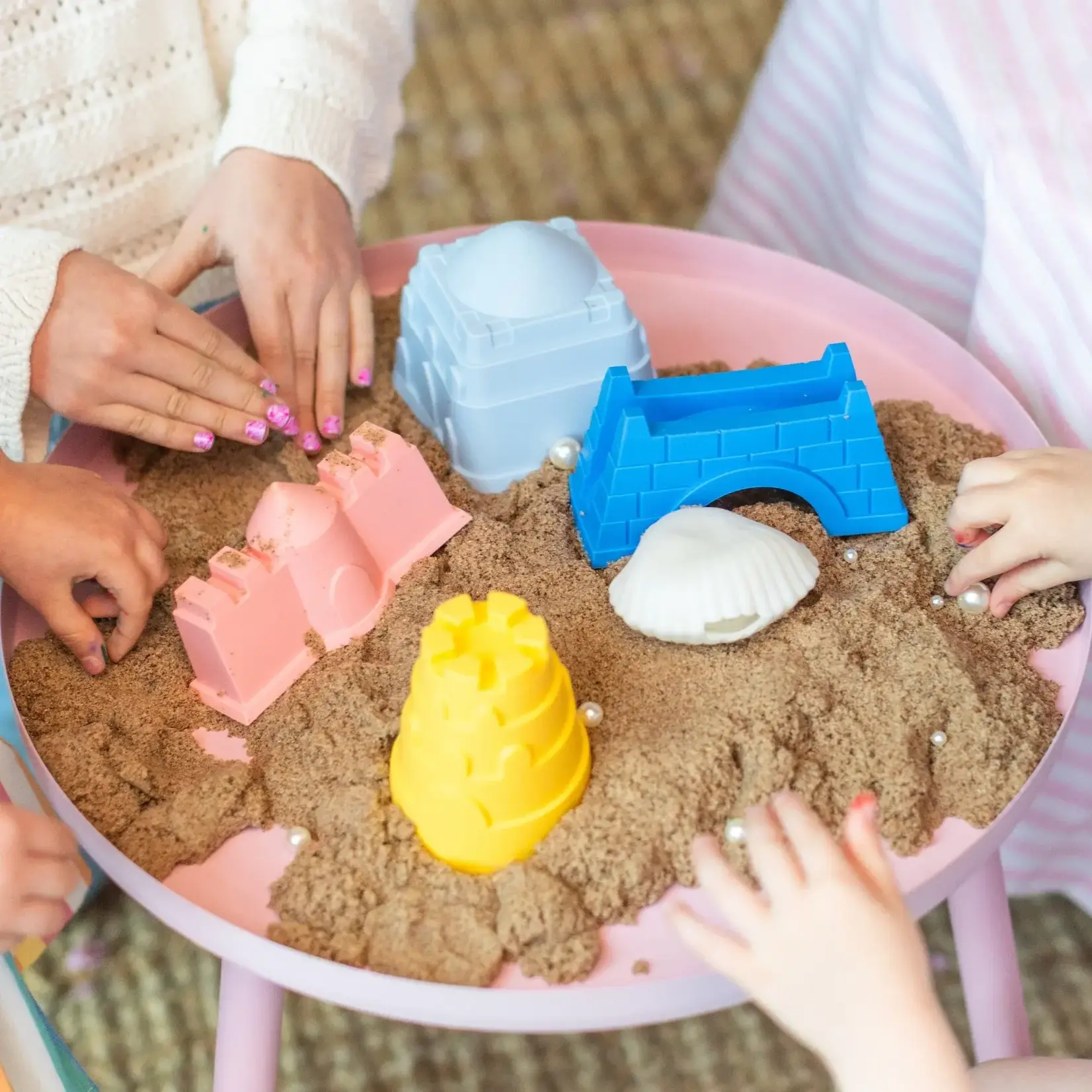 Jollity & Co Jollity & Co Seaside Pink Silicone Sand Set