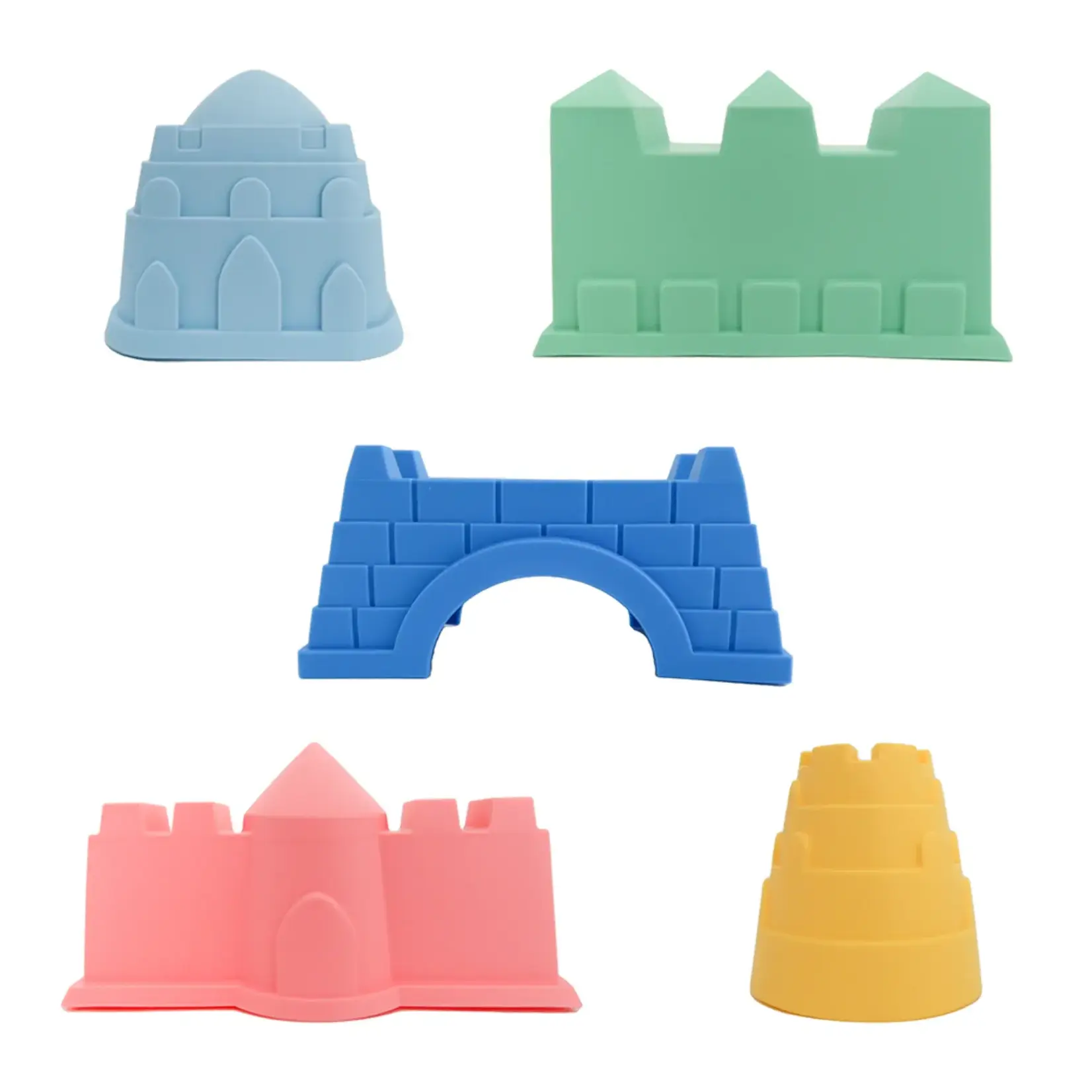 Jollity & Co Jollity & Co Seaside Pink Silicone Sand Set