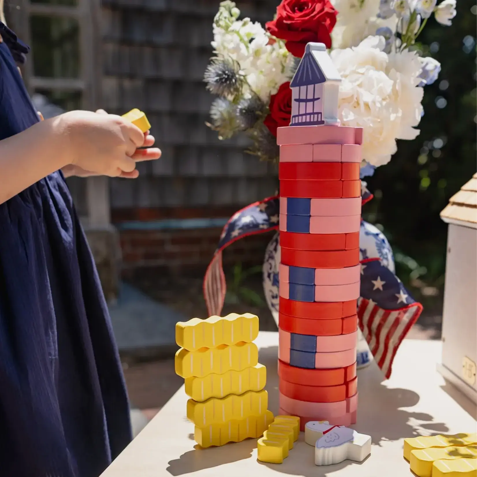 Jollity & Co Jollity & Co Seaside Lighthouse Lookout Stacking Game