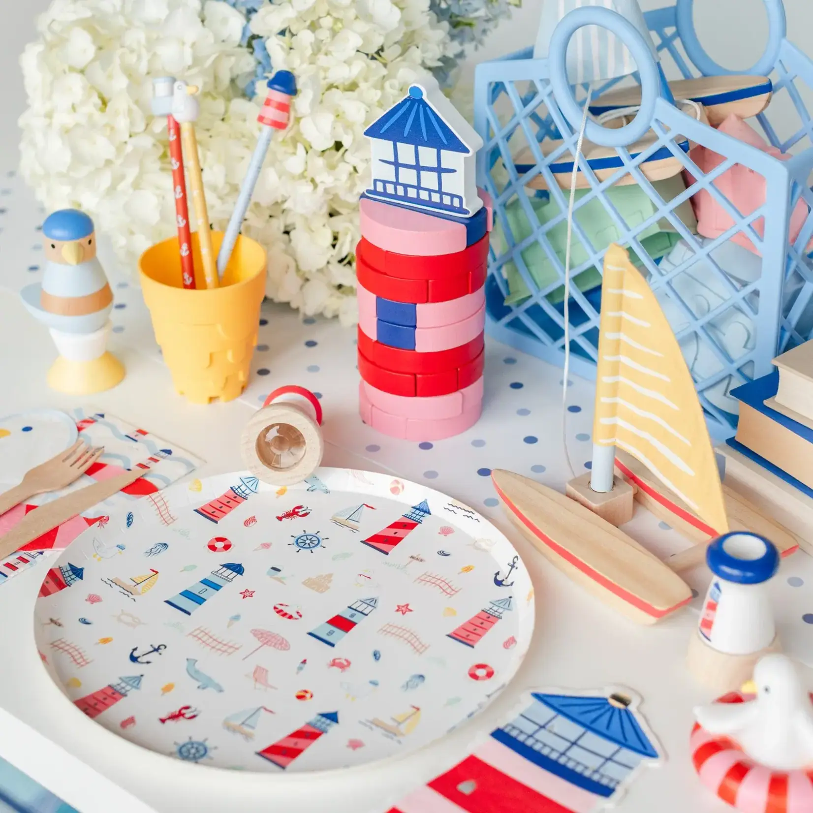 Jollity & Co Jollity & Co Seaside Lighthouse Lookout Stacking Game