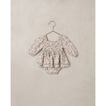Noralee Noralee Natural Blue Garden Elodie Romper