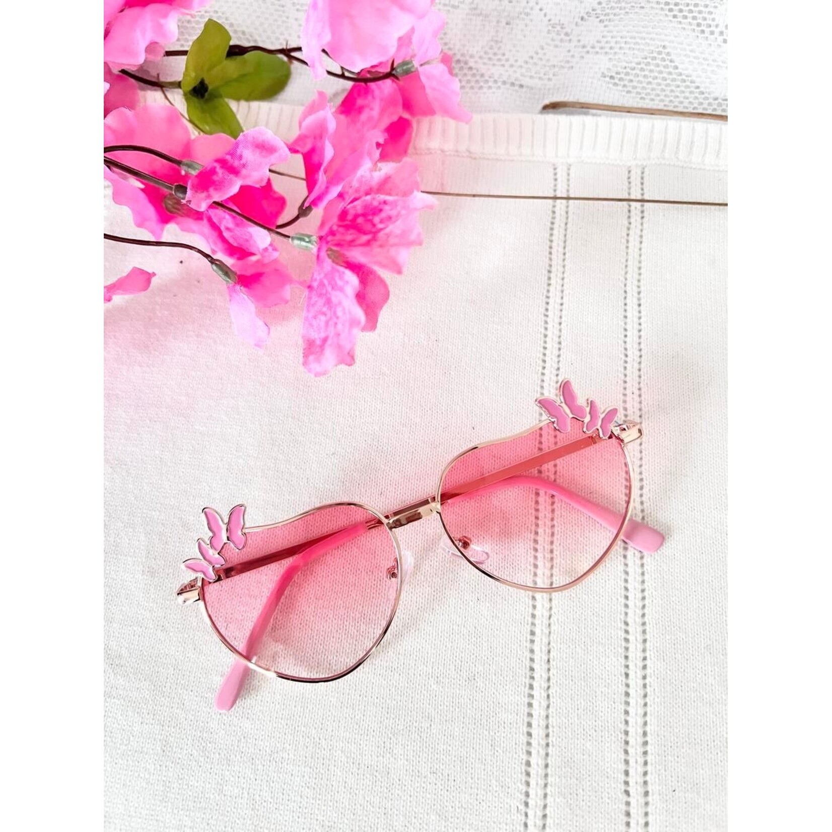 Ce Ce Co Ce Ce Co Pink Sunglasses Butterfly