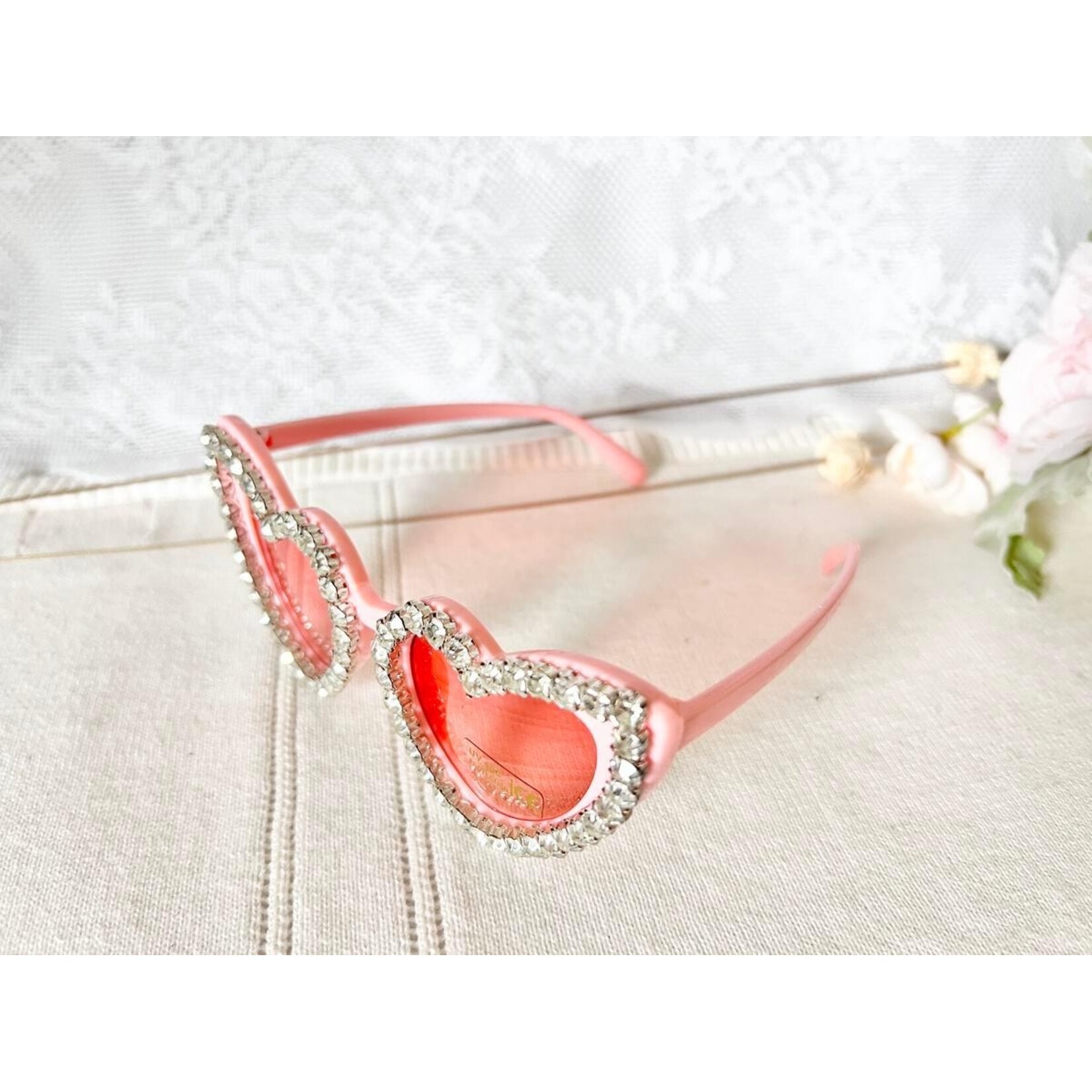 Ce Ce Co Ce Ce Co Diamond Heart Sunglasses