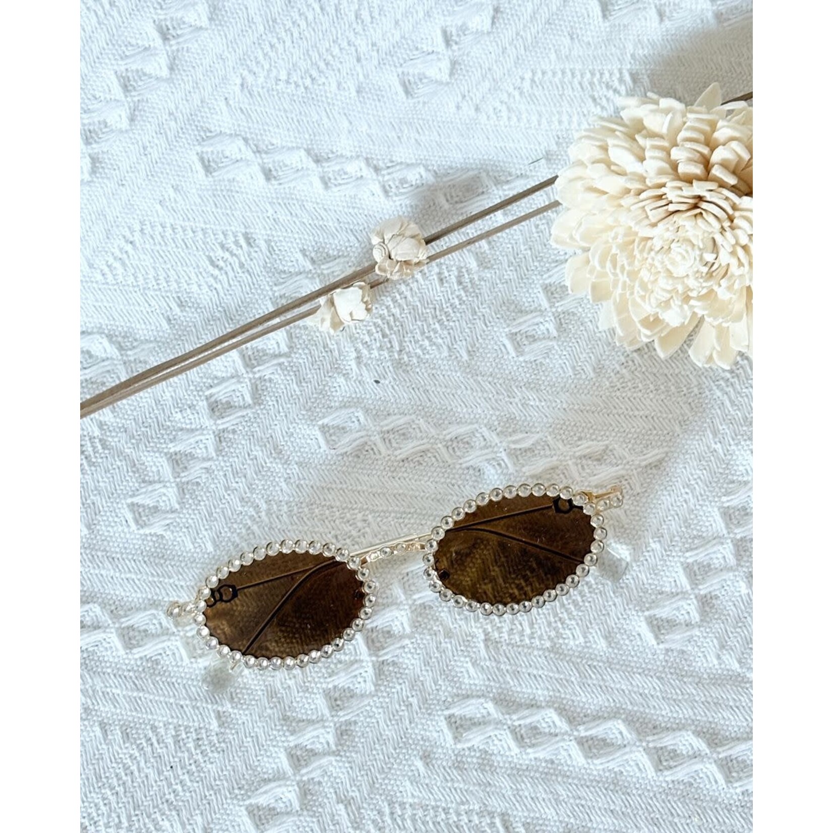 Ce Ce Co Ce Ce Co Diamond Trimmed Sunglasses