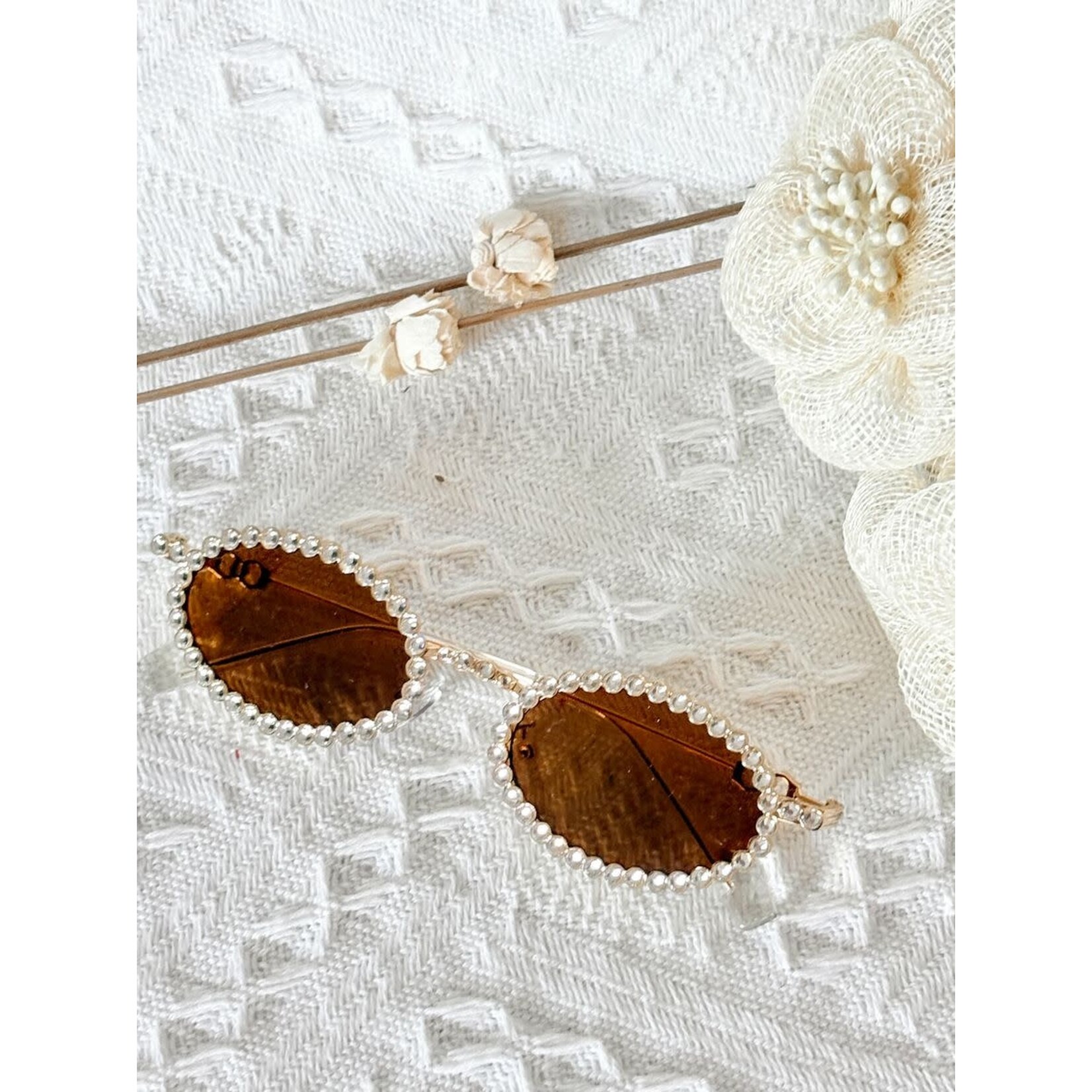 Ce Ce Co Ce Ce Co Diamond Trimmed Sunglasses