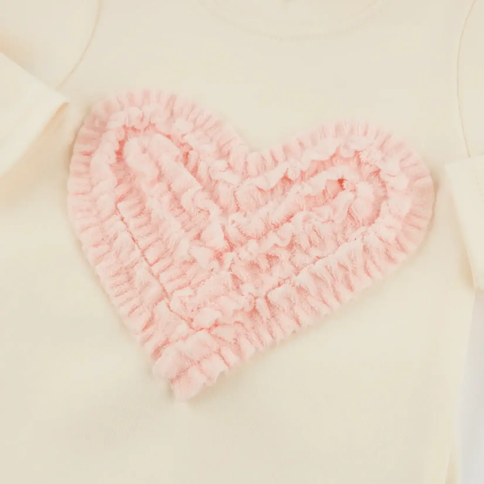 Oh Baby! Oh Baby Milk Terry Ruffle Heart 2PC Set