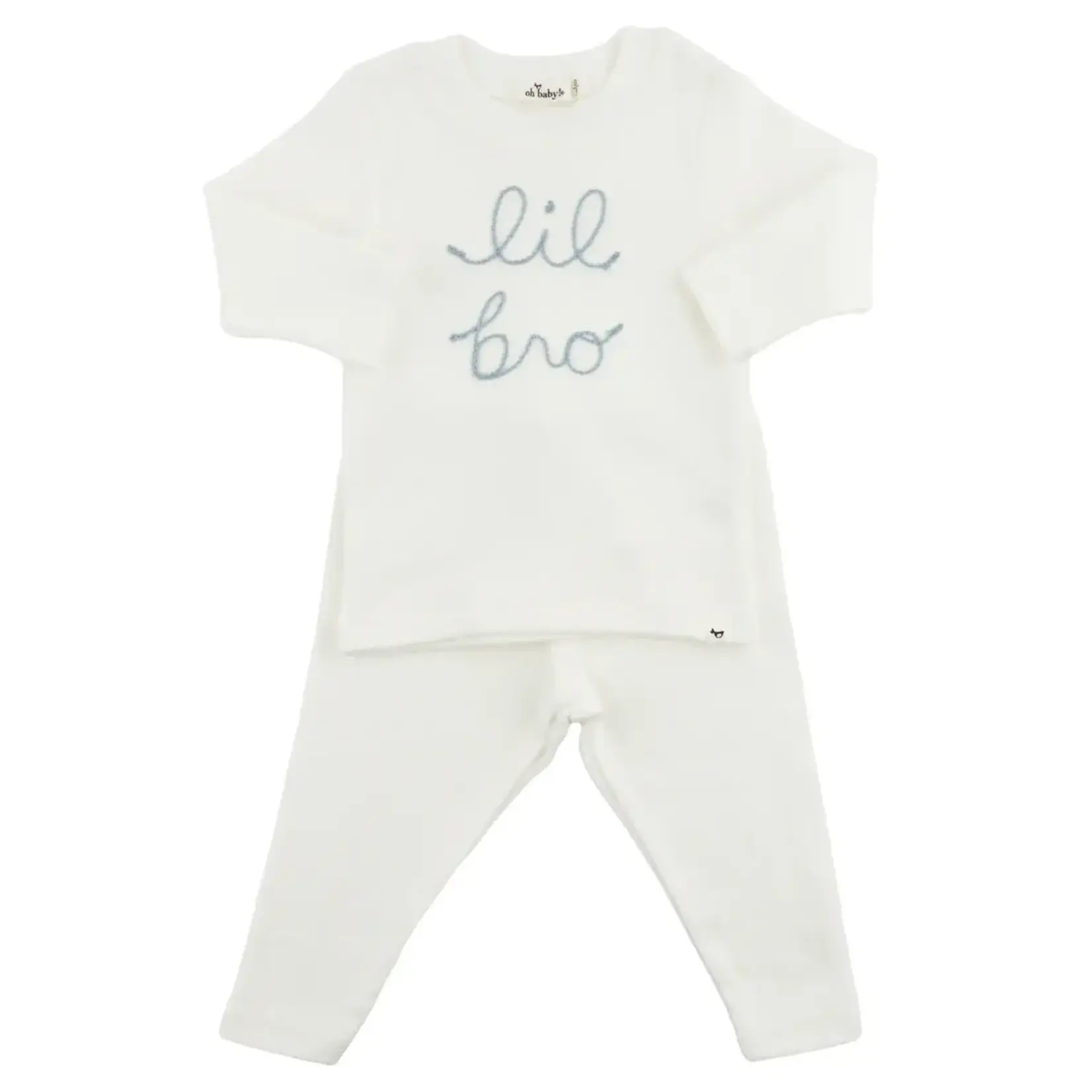 Oh Baby! Oh Baby Cream Lil Bro Fog 2PC Set