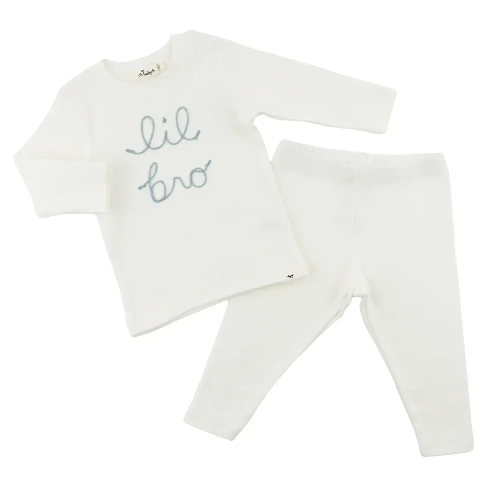 Oh Baby! Oh Baby Cream Lil Bro Fog 2PC Set