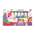 Ooly Ooly Jumbo Jots Dual Tip Cone & Stamp Markers - Unicorn